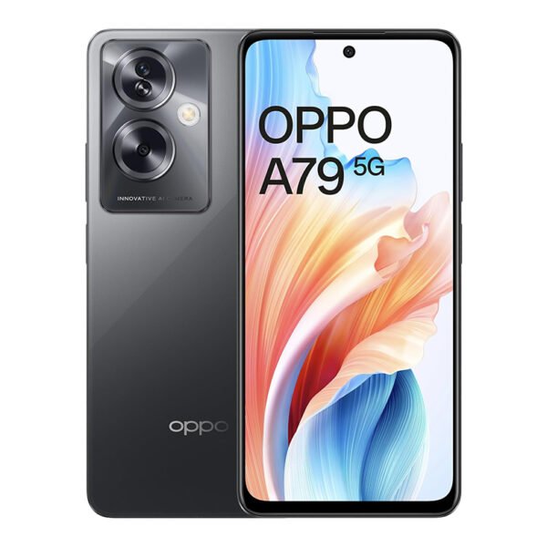 Oppo A79 5G (Mystery Black, 8GB RAM, 128GB Storage) | 5000 mAh Battery with 33W SUPERVOOC Charger | 50MP AI Rear Camera | 6.72" FHD+ 90Hz Display | with No Cost EMI/Additional Exchange Offers