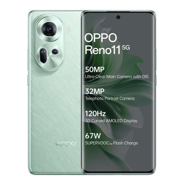 Oppo Reno 11 5G (Wave Green,128 GB) (8 GB RAM)