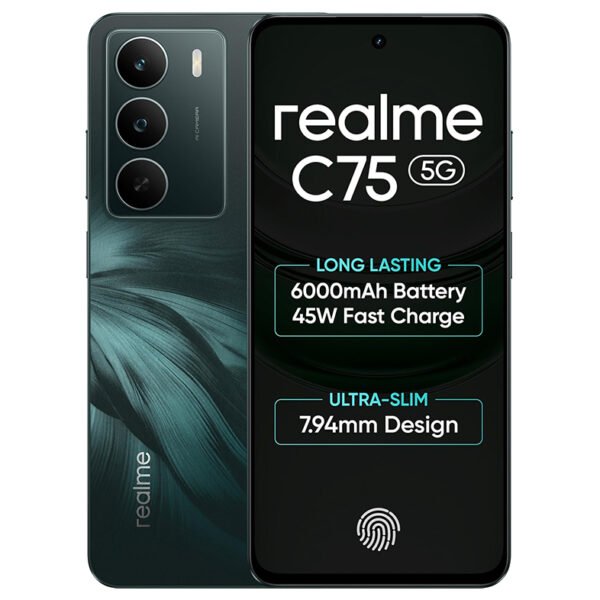 realme C75 (Midnight Lily, 6GB RAM, 128GB Storage) | 6000mAh Battery | 50MP AI Camera | 6.72" FHD+ Display | Android 15