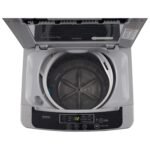 LG 8 Kg 5 Star Smart Inverter Technology TurboDrum Fully Automatic Top Loading Washing Machine (T80SKSF1Z, Smart Diagnosis, Digital Display, Middle Free Silver) - Image 2