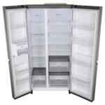 LG 655 L Frost-Free Smart Inverter Double Door Side-By-Side Refrigerator (GL-B257HDSY, Dazzle Steel, Express Freeze | Multi Air-Flow) - Image 2