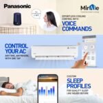 Panasonic 1.5 Ton 5 Star Premium Wi-Fi Inverter Smart Split AC (Matter Enabled, Higher Airflow, Copper Condenser, 7in1 Convertible, True AI, 4-Way, PM 0.1 Filter, CS/CU-NU18AKY5WX, White) - Image 2