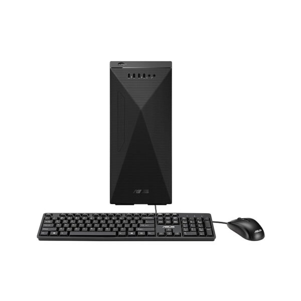 ASUS S501ME, 4 core, Intel Core i3-13100, Tower PC (8GB/512GB SSD/Integrated Graphics/Windows 11/with Keyboard & Mouse/Black/5.9kg), S501ME-313100039W