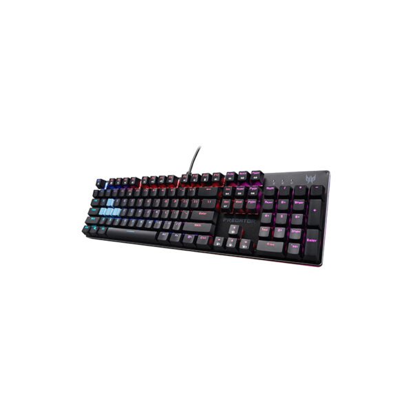 Acer Predator Aethon 303 Wired Mechanical Gaming Keyboard I Kailh Blue Mechanical Switches | RGB Illuminated | 12 Backlight Effects | 5 Pre-Set Gaming Modes & 3 Sidelight Effects | 100% Anti-Ghosting
