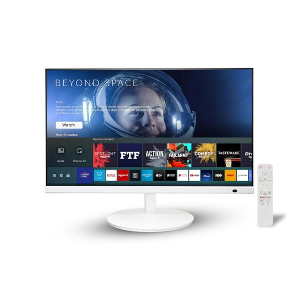 Acer RS242Y W 23.8 Inch Smart Full HD IPS Backit LED Monitor with WebOS I iOT Device I Airplay, Miracast, Wireless Mirroring, Bluetooth Support I HDR10 I Ergo Stand I Remote Control I Stereo Speakers