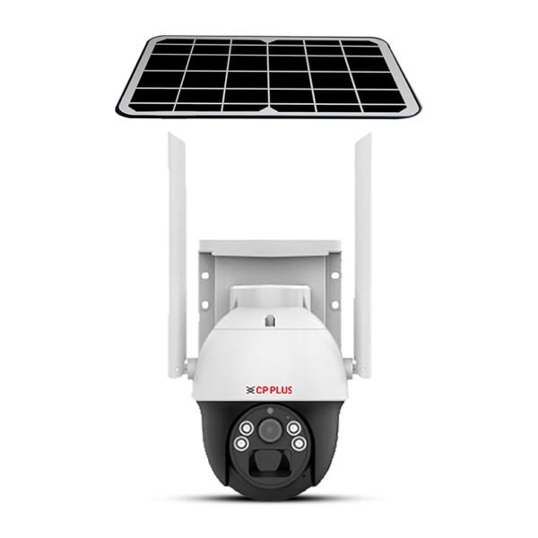 CP_Plus 4MP 2K QHD 4G Outdoor PT Solar Camera | Built-in Battery Support | Two Way Talk | PIR Motion Detection Alerts | Full Color Night Vision | SD Card (Up to 256 GB) CP-Z44R