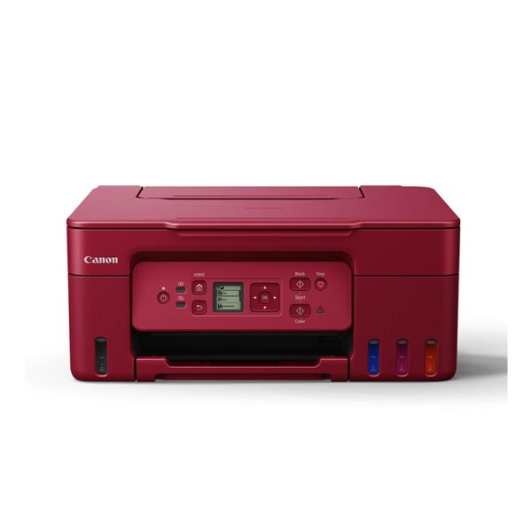 Canon PIXMA MegaTank G3770 Red All-in-one WiFi Inktank Colour Printer with 1 Year Additional Warranty on Product Registration