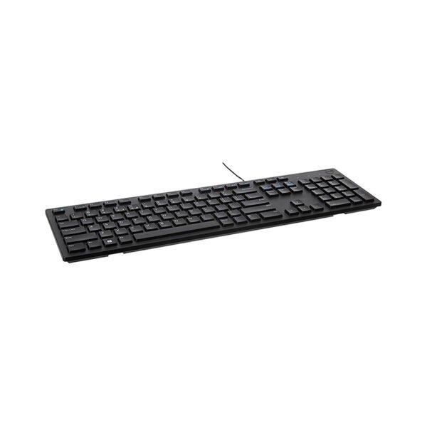Dell KB216-Black Multimedia Wired Keyboard with USB Interface, Plunger Keys Technology and Chiclet Key Style, Hot Key-Volume, Mute, Play/Pause, Backward, Forward, Warranty 1 Year.