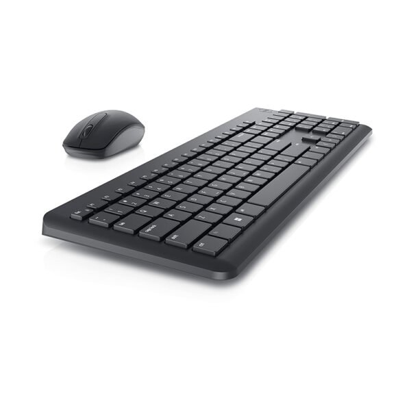 Dell KM3322W Wireless USB Keyboard and Mouse Combo, Anti-Fade & Spill-Resistant Keys, up to 36 Month Battery Life, 3Y Advance Exchange Warranty - Black