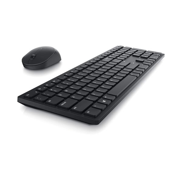 Dell KM5221W Pro Wireless Keyboard and Mouse Combo, Programmable Keys and Battery Indicator Light - Black