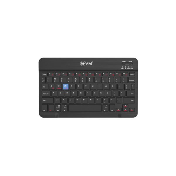 EVM EnEdge 9.7 inch Wireless Rechargeable Keyboard - Bluetooth 5.0 with Type-C Interface, Ultra-Slim & Lightweight, Compatible with Tablets, Smartphones WLKM