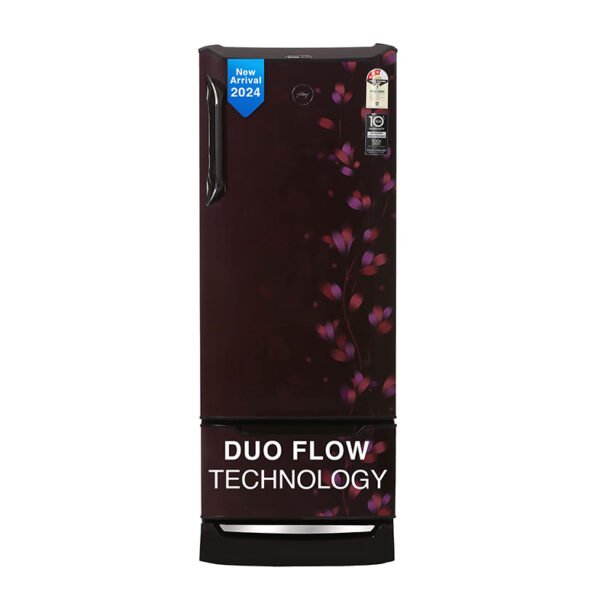 Godrej Edge 237 L 3 Star With Duo Flow Technology Reducing Cooling Loss by 50% Inverter Direct Cool Single Door Refrigerator (2024 Model, RD EDUO 270C TDI JD WN, Jade Wine)