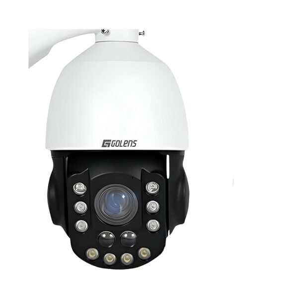Golens V44N 5MP PTZ IP Camera, 20x Optical Zoom, Auto-Tracking, POE+ Power, Two-Way Audio, 512GB SD Support, 100m Night Vision, Human Detection, P2P & Onvif, NVR Compatible, Full Lighting Options