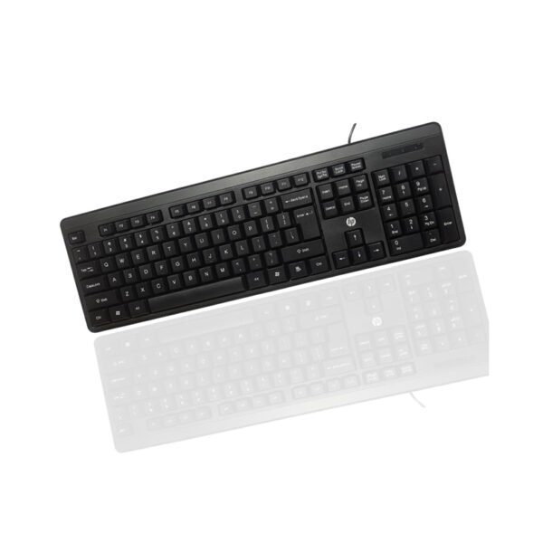 HP K100 Wired Keyboard, Quick, Comfy and Accurate, USB Plug & Play Setup,LED Indicators(7J4G1AA)