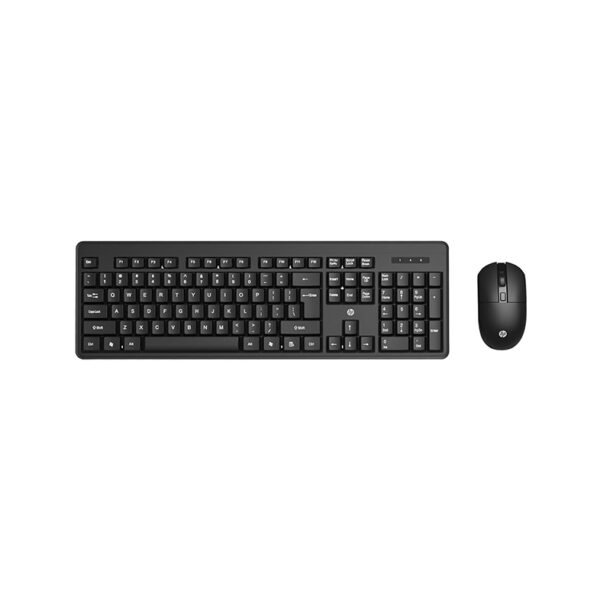 HP KM200 Wireless Mouse and Keyboard Combo, Full-Size Ergonomic Design, 3 Button and Built-in Scroll Wheel, 2.4 GHz Wireless connectio, 3 Years Warranty (7J4G8AA)
