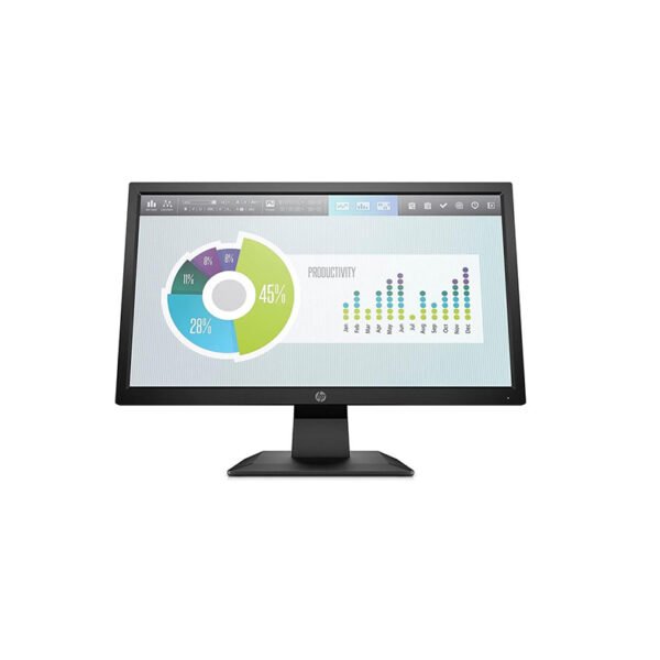 HP Monitor P204V 19.5"/49.5 cm LCD HD+ (1600 x 900 Pixels @ 60 Hz) 1 HDMI 1.4 (with HDCP Support); 1 VGA, Black_