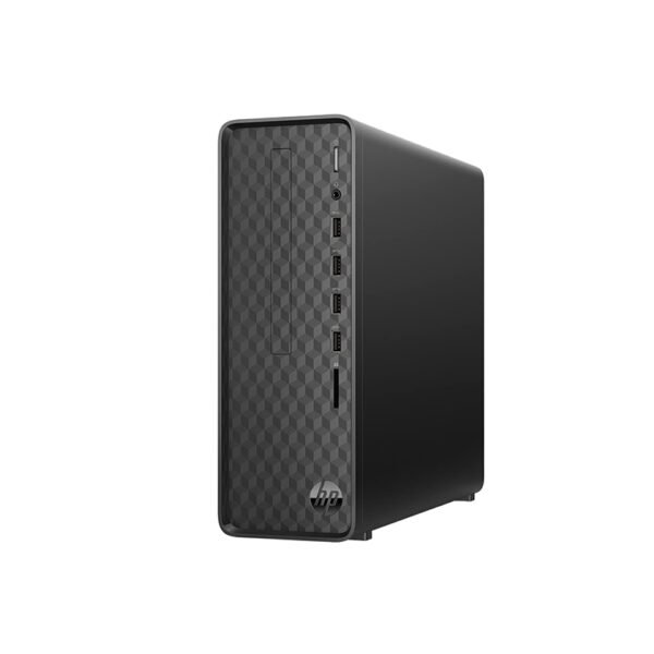 HP Slim Tower 12th Gen Intel Core i3-12100(8GB RAM/512GB SSD/Intel UHD Graphics 730/Black Wired Mouse & Keyboard/Windows 11/MSO 2021/Dark Black), S01-pF2889in, Black