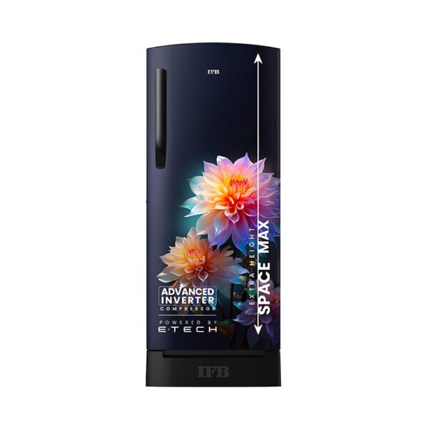 IFB 197L 4 Star Direct Cool Advanced Inverter Single Door Refrigerator (IFBDC-2234DBNED, Divine Bliss-Blue, Humidity Controller, Extraordinary Space with Base Drawer)
