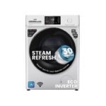 IFB 8 Kg 5 Star Powered by AI with 9 Swirl Wash, WiFi, Fully Automatic Front Load Washing Machine (Senator SXN 8014, Steam Refresh Program with Eco Inverter, Rich Silver)