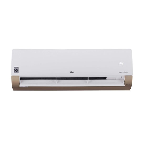 LG 1 Ton 3 Star Wi-fi Inverter Split AC (Copper, KS-Q12AWXD, White and Gold, Monsoon comfort)