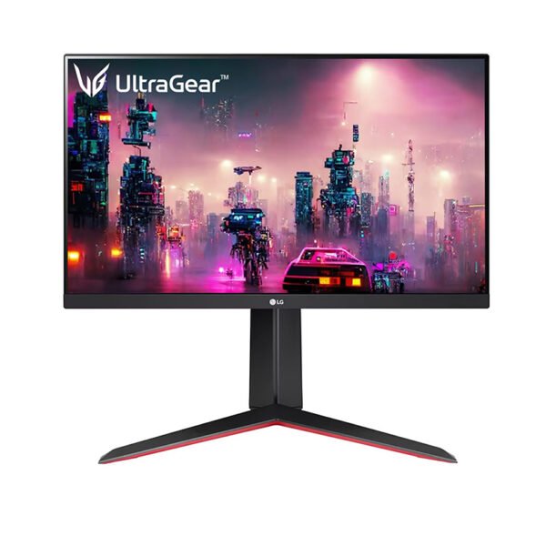 LG Ultragear IPS Gaming Monitor 60 cm (24 Inches), FHD 1920 x 1080, 1ms, 144Hz, AMD FreeSync Compatible, HDR 10, sRGB 99% (Typ.), DP, HDMI, Height, Tilt & Pivot Adjust Stand, 24GN65R (Black)