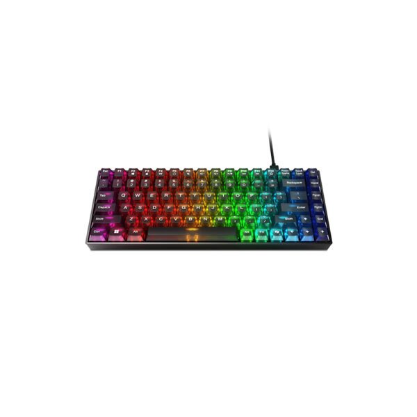 Lenovo Legion K510 Mini Pro Gaming Keyboard, 16.8 Million Colors RGB Per Key, Programmable |100% Anti Ghosting Mechanical switches |Customizable| USB 2.0 Interface |3 Yr Warranty | Black + Traslusent