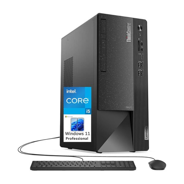 Lenovo ThinkCentre Neo 50t Gen 3 Tower Business Desktop Computer, 6-Core Intel Core i5-12400(Beat i7-11700), 64GB RAM, 2TB SSD, 1TB HDD, DVD±RW, 3-in-1 Card Reader, WiFi 6, Desktop Tower, Win 11 Pro