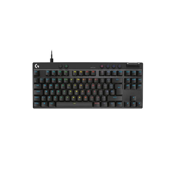Logitech G PRO Mechanical Gaming Keyboard, Ultra Portable Tenkeyless Design, Detachable Micro USB Cable, 16.8 Million Color LIGHTSYNC RGB Backlit Keys,Black