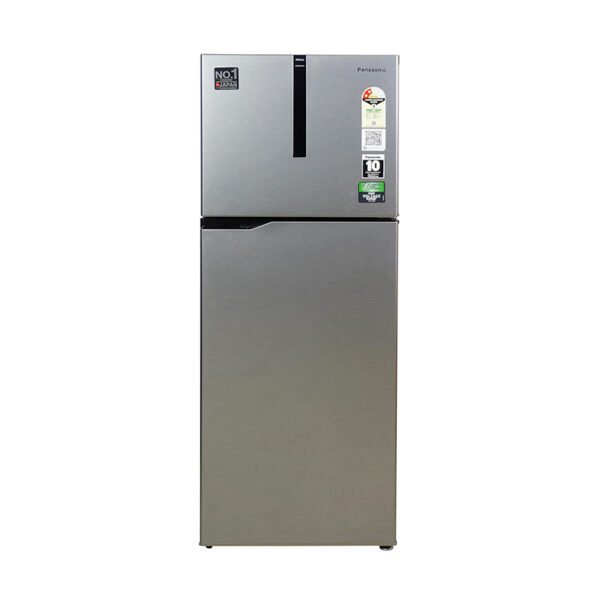 Panasonic 260 L Double Door 2 Star AI Enabled Inverter Technology Frost Free Refrigerator (NR-TH272BVHN, Electric Grey, Jumbo Fresh Vegetable Basket,2023 Model)