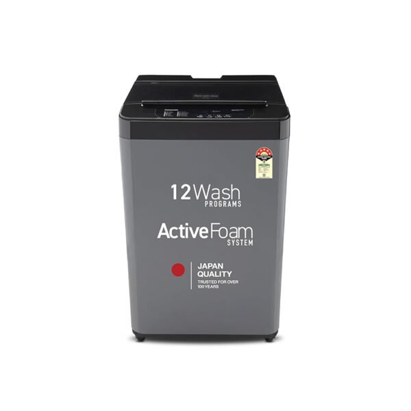 Panasonic 7 Kg 5 Star Fully-Automatic Top Load Washing Machine (2025 Model, NA-F70LF4CRB, Charcoal Inox Grey, 12 Wash Program, Active Foam Wash Technology, Antibacterial Water Inlet)