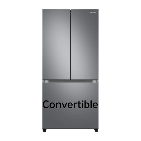 Samsung 550 L, Convertible, Digital Inverter, Frost Free French Door Refrigerator (RF57A5032S9/TL, Silver, Refined Inox)