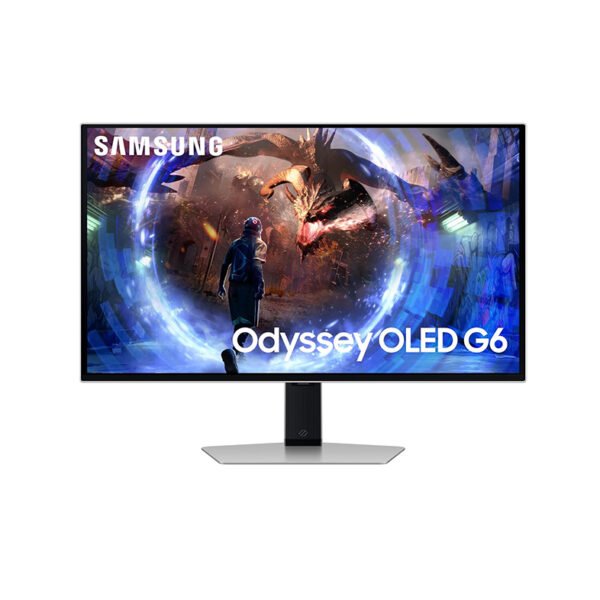 Samsung 67.8 cm (27") Odyssey OLED QHD 2K Gaming, 360Hz, 0.03ms GTG, Height Adjustable, Dynamic Cooling, Sleek Metal Design, Glare Free, AMD FreeSync Premium Pro (LS27DG600SWXXL, Black)