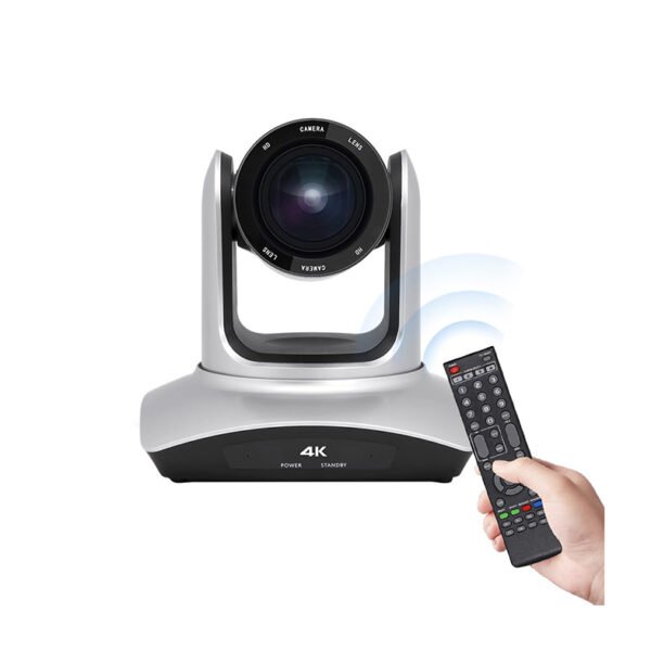 VIDEOCAST 10X 4K Ultra HD PTZ Camera | Works with Zoom, Google Meet, YouTube, PC/Mac/Laptop/MacBook/Tablet, Black | Best for Educators, Youtubers, Teachers, Training, Coaching Institutes