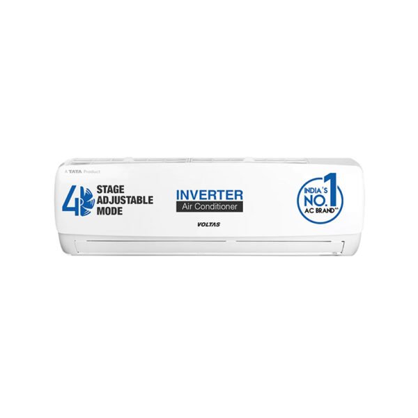 Voltas 1 Ton 3 Star, Inverter Split AC (Copper, LED Display, Anti-dust Filter, 123V Vectra Elegant, White)