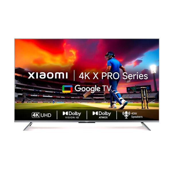 Xiaomi 138 cm (55 inches) X Pro 4K Dolby Vision IQ Series Smart Google LED TV L55M8-5XIN (Black)