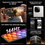 iQOO Neo 10R 5G (Moonknight Titanium, 8GB RAM, 256GB Storage) | Snapdragon 8s Gen 3 Processor | India's Slimmest 6400mAh Battery Smartphone | Segment's Most Stable 90FPS for 5 Hours - Image 2