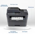 Brother DCP-L2541DW Auto Duplex Laser Printer With 30 PPM Print Speed, Multifunction Print Scan Copy, Automatic Document Feeder, 2 in 1 ID Copy Button, (WIFI, WIFI Direct, LAN, USB), Free Installation - Image 2