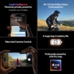 iPhone 16 Pro Max 256 GB: 5G Mobile Phone with Camera Control, 4K 120 fps Dolby Vision and a Huge Leap in Battery Life. Works with AirPods; Desert Titanium - Image 2