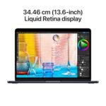 2022 Apple MacBook Air Laptop with M2 chip: 34.46 cm (13.6-inch) Liquid Retina Display, 8GB RAM, 256GB SSD Storage, Backlit Keyboard, 1080p FaceTime HD Camera. Works with iPhone/iPad; Midnight - Image 2