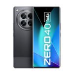 Infinix Zero 40 5G (Rock Black, 12GB RAM, 256 GB Storage) 12 GB Virtual RAM | 4K 60FPS Video Recording | 144Hz 3D Curved AMOLED Display | 108MP OIS Triple Camera AI