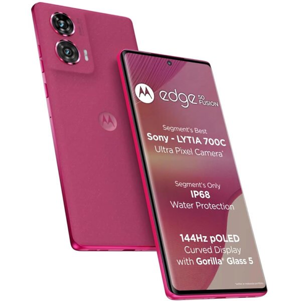 Motorola Edge 50 Fusion 5G (Hot Pink, 12GB RAM, 256GB Storage)