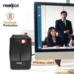 FRONTECH UPS Electra Plus 600VA/360W, Uninterrupted Power Supply System, Maintenance Free Battery, LED Indicator, Power Backup & Protection for Home/Office PC, Desktop and Other Electronics, (2564) - Image 2