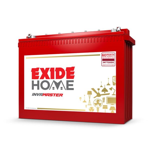 EXIDE INVA Master IMTT2000 200Ah 12V Tall Tubular Inverter Battery | Ideal for Home, Office & Shops | Long Backup & Low Maintenance | Leak Resistant | 60 Months Warranty