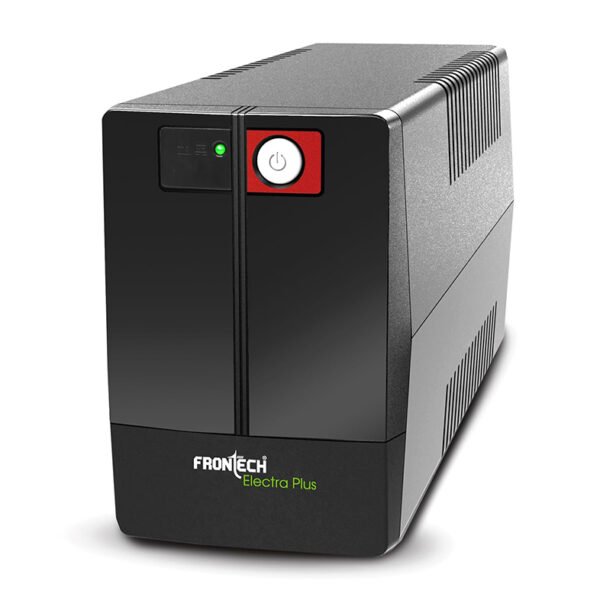 FRONTECH UPS Electra Plus 600VA/360W, Uninterrupted Power Supply System, Maintenance Free Battery, LED Indicator, Power Backup & Protection for Home/Office PC, Desktop and Other Electronics, (2564)