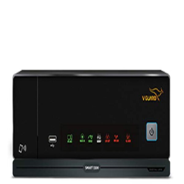 V-Guard Smart 1100 Inverter with Bluetooth Connectivity, Black